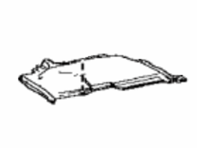 G92N4-47050 Toyota Panel, HV Battery Passenger Side Cover Illustration 1 of 1