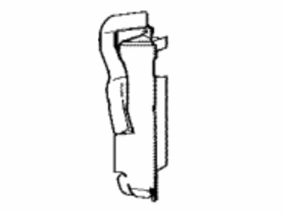 Toyota 16593-24020 Guide, Radiator Air, Passenger Side