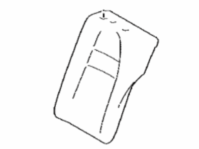 Toyota 71078-12P11-B3 Cover, Rear Seat Back, Driver Side(For Separate Type)