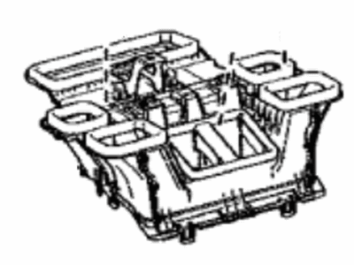 Toyota 55990-12090 Nozzle Assembly, Defroster, Lower