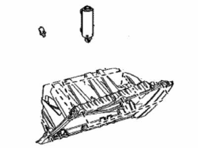 Toyota 55433-12370-C0 Panel, Instrument Panel Finish, Lower 55433-12370-C0 Toyota Panel, Instrument Panel Finish, Lower Illustration 1 of 1