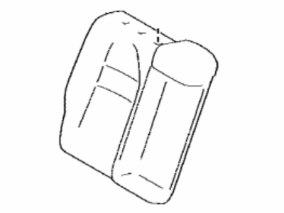 Toyota 71077-12T61-C3 Cover, Rear Seat Back, Passenger Side (For Separate Type)