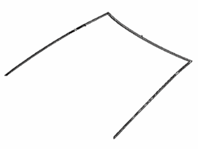 Toyota 75533-12710 Moulding, Windshield, Outside