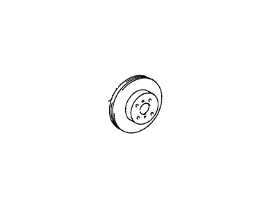 Toyota 43512-52040 Disc,  Front