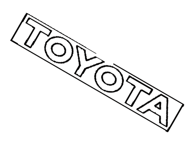 Toyota Tercel Emblem - 75441-16240