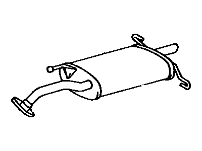 Toyota Tercel Exhaust Pipe - 17430-15260