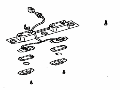Toyota 81270-19836 License Lamp