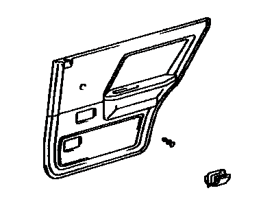 Toyota 67630-16100-03 Rear Door Trim