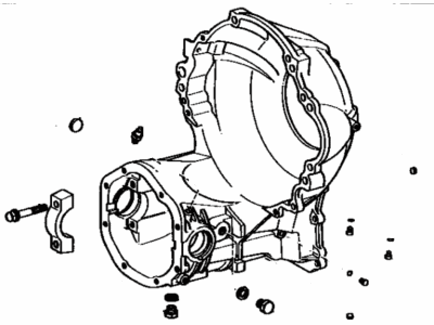 Toyota 35101-16010 Case Sub-Assembly, Torque Converter & Differential