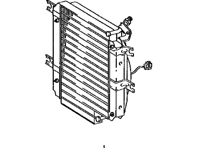 Toyota Tercel A/C Condenser - 88460-16070