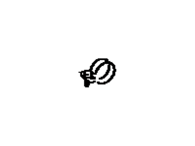Toyota 96112-10250 Clamp Or Clip, Hose(For Water By-Pass Hose)