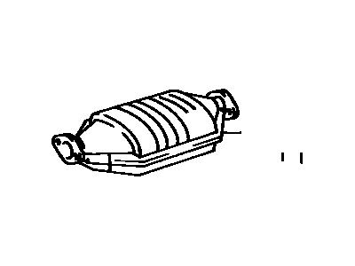 1987 Toyota Corolla Catalytic Converter - 18450-15120