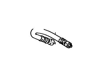 Toyota Tercel A/C Hose - 88712-16040