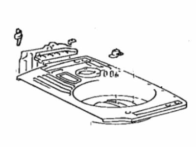 Toyota Tercel Floor Pan - 58301-16902