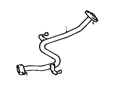 Toyota Tercel Exhaust Pipe - 17420-11040