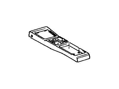 Toyota Tercel Center Console Base - 58811-16050-06