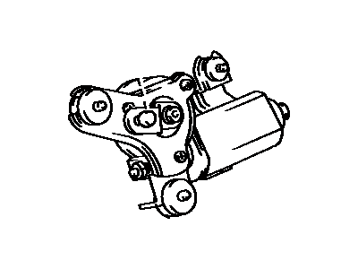 Toyota Tercel Wiper Motor - 85120-16170