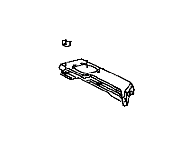 Toyota 64302-16020-03 Bracket Sub-Assembly, Package Tray, Driver Side