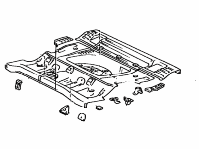 Toyota Tercel Floor Pan - 58301-16901