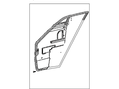 1987 Toyota Tercel Door Seal - 67861-16180