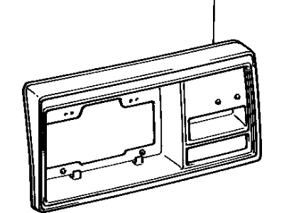 Toyota 76801-16200 Garnish Sub-Assembly, Back Door, Outside