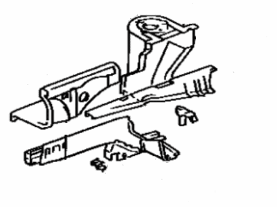 Toyota 53702-16903 Apron/Rail Assembly