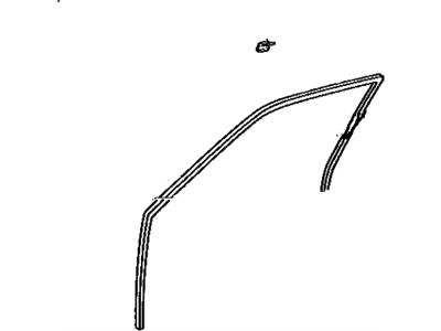 Toyota Tercel Window Run - 68141-16040