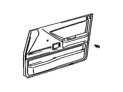 Toyota 67610-16370-02 Front Door Trim