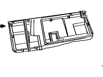 Toyota 67751-16030-05 Board,  Back Door Trim