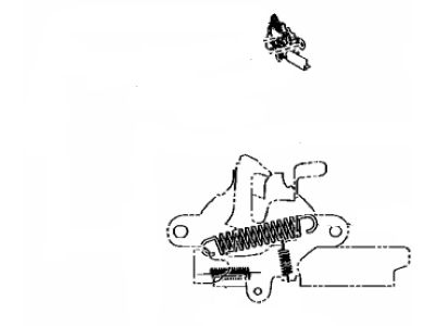 Toyota 53510-33380 Lock Assy,  Hood