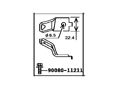 Toyota 82715-06160 Bracket, Wiring Harn