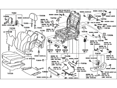 Toyota 71200-06Q51-B0 Seat Assembly, Front Driver Side