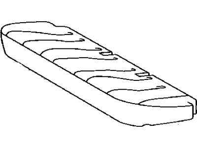 Toyota 71075-06380-B1 Cover, Rear Seat Cushion (For Bench Type)
