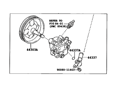 Toyota 44310-33190 Pump Assy,  Vane