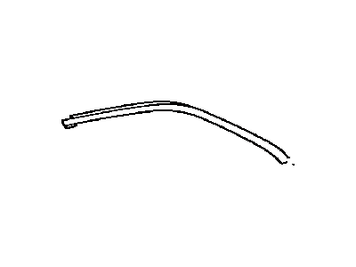 Toyota 75764-33080 Moulding,  Rear Door Window Frame,  Upper LH