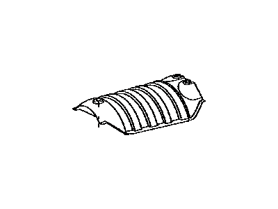 Toyota 58152-07011 Insulator,  Front Floor Heat,  No.1 Lower