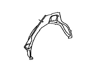 Toyota 61631-33070 Panel,  Quarter Wheel House,  Outer RH