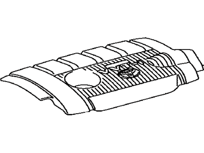 Toyota 12601-0P010 Cover Sub-Assy,  Engine,  NO.1