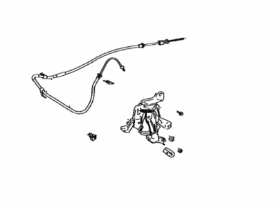 Toyota 46200-06030 Pedal Assembly, Parking Brake Control