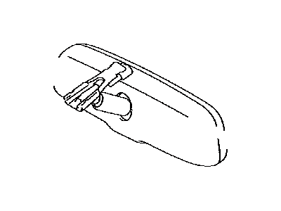 Toyota 87810-06050 Mirror Assy,  Inner Rear View