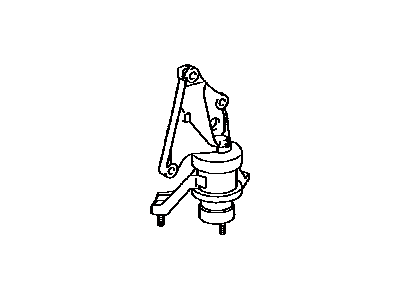 Toyota 12306-36010 Insulator Sub-Assembly, Engine Mounting, Driver Side