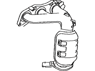 Toyota 17150-31050 Manifold Sub-Assy,  Exhaust,  LH