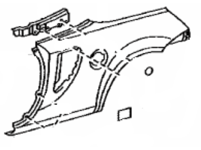 Toyota 61602-17120 Panel Sub-Assy,  Quarter,  LH