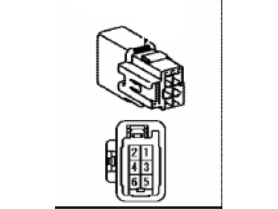 Toyota 90980-11452 Housing, Connector Male