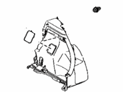 64730-12421-C1 Toyota Panel Assembly, Deck Trim Side, Passenger Side Illustration 1 of 1