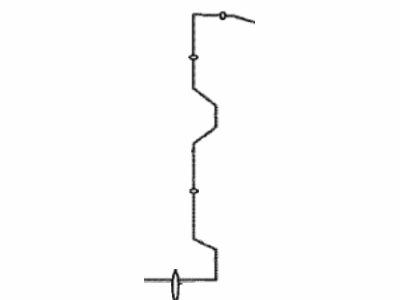 Toyota 47321-12440 Tube, Rear Brake