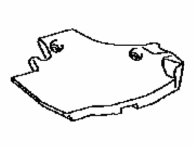 Toyota 55215-12100 Pad, Dash Panel Insulator