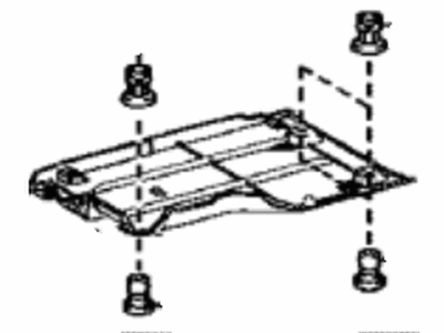 Toyota 58166-75020 Cover,  Front Floor,  LH