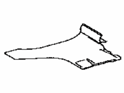 Toyota 58511-12701 Mat, Floor, Front Passenger Side