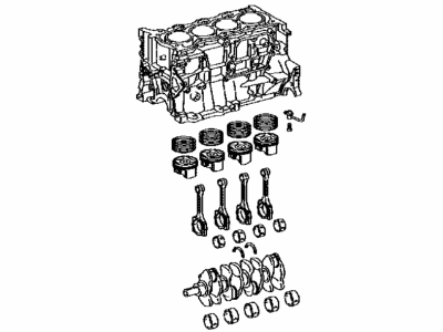 Toyota 11400-37190 Short Block